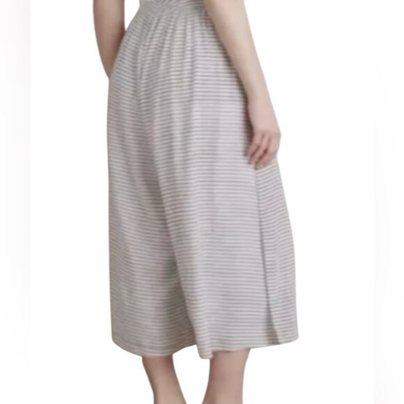 REVOLVE - FAITHFUL THE BRAND Striped Wide Leg Crop Pant, Boho Lagenlook Resort S - Picture 3 of 6